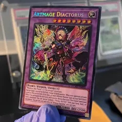 Yu-Gi-Oh! Artmage Diactorus DUAD-EN032 Secret Rare 1st Edition Gem Quality - Image 1