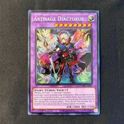Yu-Gi-Oh! Artmage Diactorus DUAD-EN032 Secret Rare 1st Edition Gem Quality - Image 5