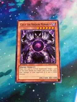 Caius the Shadow Monarch BP01-EN018 Battle Pack: Epic Dawn 1st Edition LP/MP - Image 1
