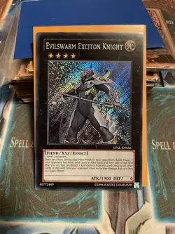 EU Evilswarm Exciton Knight LVAL-EN056 Legacy of the Valiant Unlimited NM - Image 1