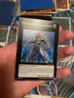 EU Evilswarm Exciton Knight LVAL-EN056 Legacy of the Valiant Unlimited NM - Image 3