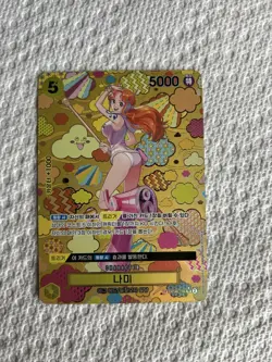Nami SR OP08-106 SP OP09 Korean One Piece Card - Image 1