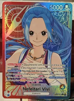One Piece EB03-001 Nefeltari Vivi (L) Leader Alt Art Heroines Edition Alternate - Image 1
