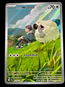 Hop's Wooloo 170/159 NM Sv09: Journey Together Holo Pokemon Card Near Mint - Image 1