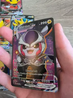 Pokemon Dragon Ball Super Goku Vegeta Frieza Jiren Pikachu Custom Cards Lot DBZ - Image 4