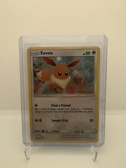 Eevee - SM184 - Pokemon Sun & Moon Promo Holo Rare Card TCG 2019 - NM - Image 1