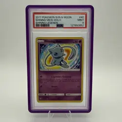 Pokemon TCG Shining Mew Holo Rare Card 40/73 Shining Legends PSA 9 - Image 1