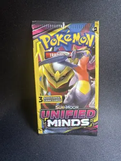 POKEMON Sun & Moon UNIFIED MINDS 3 Card Mini Booster Packs Complete Pack Art Set - Image 5