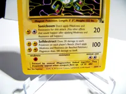 Magneton 26/62 Non-Holo Fossil Pokemon Card - EX+ / NM- - Image 3