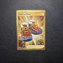 Trekking Shoes 215/189 Swsh10: Astral Radiance Trainer Card Gold Secret Rare - Image 1