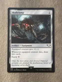MTG ** Skullclamp ** Universes Beyond: Warhammer 40000 - Image 1