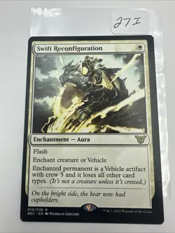 1 x Swift Reconfiguration - Neon Dynasty Commander - LP -Magic The Gathering-MTG - Image 2