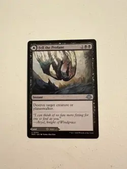 Fell the Profane/Fell Mire (Modern Horizons 3) - Near Mint (NM) - Magic - MTG - Image 1
