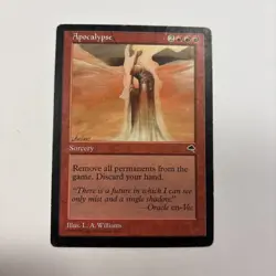 Apocalypse MP Tempest 162 MTG 1997 English Regular - Exile All Permanents! - Image 1