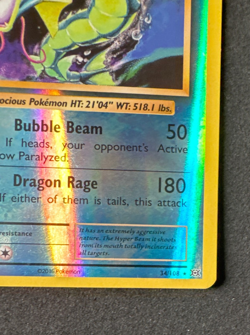 GYARADOS 34/108 LP HOLO RARE XY EVOLUTIONS POKEMON 2016 - Image 2