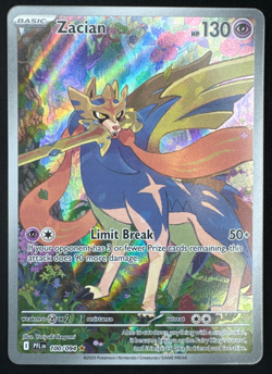 ZACIAN 100/094 NM ILLUSTRATION RARE PHANTASMAL FLAMES POKEMON 2025 - Image 1