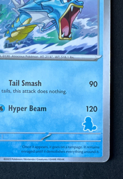 GYARADOS LP MY FIRST BATTLE DECK QUIRTLE STAMPED POKEMON2023 - Image 2