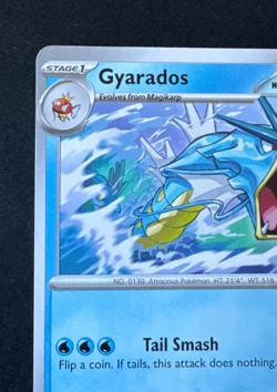 GYARADOS LP MY FIRST BATTLE DECK QUIRTLE STAMPED POKEMON2023 - Image 4