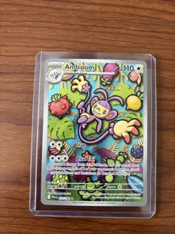 Pokemon Ambipom 107/094 Me02: Phantasmal Flames Holo IR - Image 1