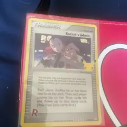 2004 POKEMON EX TEAM ROCKET RETURNS #86/109 ROCKET'S ADMIN. REVERSE HOLO - Image 1