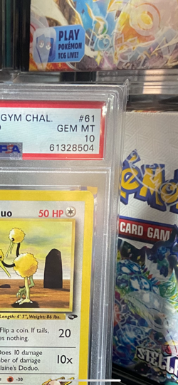 Pokemon Gym challenge 1st edition Blaine’s Doduo PSA 10 - Image 3