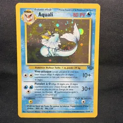 Aquali - French Pokemon TCG Vaporeon Jungle 12/64 Holo HP - Image 1