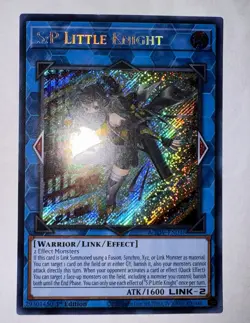 Yu-Gi-Oh! 1st Edition Secret Rare S:P Little Knight AGOV-EN046 LP/NM - Image 1