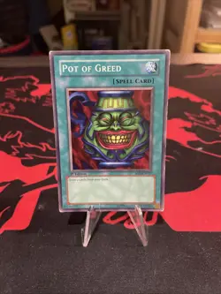 Yu-Gi-Oh! Pot of Greed SD4-EN018 1st Edition - Image 1