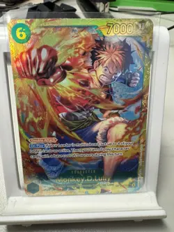 One Piece CCG Monkey D Luffy Op13-118 Sec Near Mint+ - Image 1