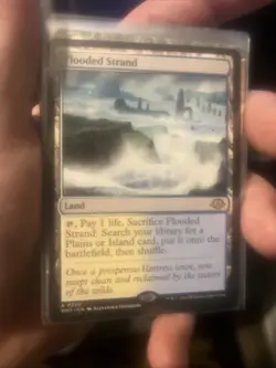 Magic the Gathering MTG Flooded Strand (233) Khans of Tarkir LP - Image 1