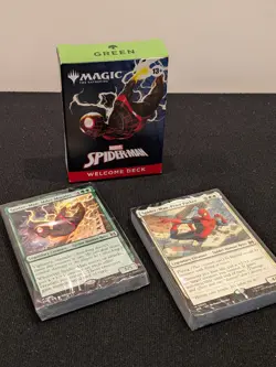 Magic MTG Spiderman Welcome Deck Green - Sealed - Image 1