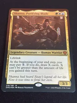1x Shanna, Purifying Blade FOIL - Dominaria United (DMU) Magic the Gathering MTG - Image 1