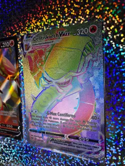 Pokemon TCG Darkness Ablaze Rare Rainbow 191/189 Centiskorch VMAX - Image 4