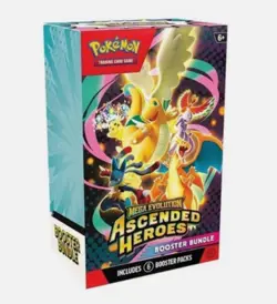 Pokemon TCG: Mega Evolution-Ascended Heroes Booster Bundle LOT OF 4 PRESALE - Image 1