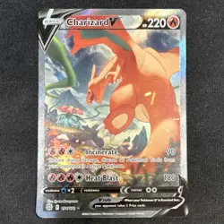 Pokemon Charizard V Full Art Ultra Rare Card 154/172 Brilliant Stars 220 HP - Image 1