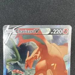 Pokemon Charizard V Full Art Ultra Rare Card 154/172 Brilliant Stars 220 HP - Image 3