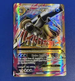 Pokemon Mega M Blastoise EX Full Art Ultra Rare Holo Card 102/108 XY Evolutions - Image 1