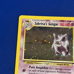Pokemon Sabrina's Gengar 14/132 Gym Challenge Holo Rare Card English - Image 3