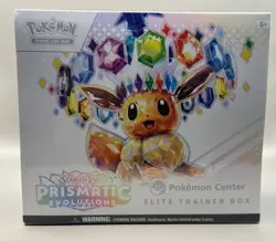 Pokemon Prismatic Evolutions POKEMON CENTER ETB – Factory Sealed – Brand New - Image 1