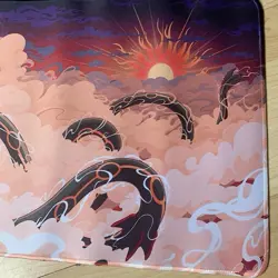 Rayquaza Rubber Playmat Play Mat For Tcg Trading Card Game Pokemon Dragon - Image 3