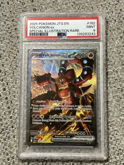 Pokemon TCG Volcanion EX Journey Together 182/159 PSA 9 - Image 1