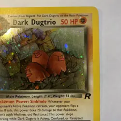 Dark Dugtrio-Team Rocket Pokemon Card TCG 6/82-Holo - Image 5