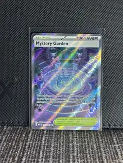 Pokemon Card Mystery Garden 172/132 Mega Evolutions Full Art Holo Rare NM - Image 1