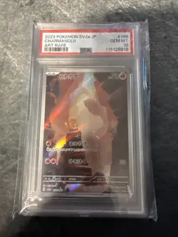 PSA 10 Charmander AR 168/165 SV2a Pokemon Card 151 Pokemon Card Japanese 2023 GM - Image 1