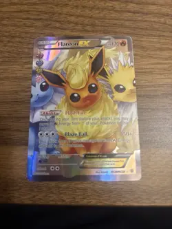 Pokemon Flareon EX Full Art Holo Ultra Rare Generations RC28/RC32 170 HP - Image 1