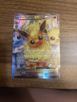 Pokemon Flareon EX Full Art Holo Ultra Rare Generations RC28/RC32 170 HP - Image 3
