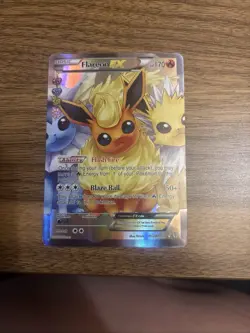 Pokemon Flareon EX Full Art Holo Ultra Rare Generations RC28/RC32 170 HP - Image 4