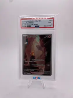 Pokemon Scarlet and Violet 151 Charmander Illustration Rare IR 168/165 PSA 9 - Image 1