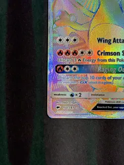 Charizard GX (Secret) 150/147 Sun & Moon Burning Shadows Pokemon Card - Image 5
