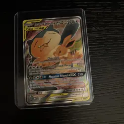 Pokemon Tag Team GX Lot Eevee Snorlax & Arceus Dialga Palkia NM Holo Rare - Image 4